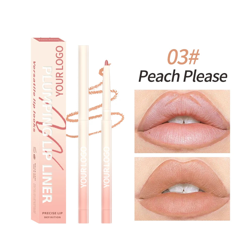 Plumping ajakceruza 03# Peach Please árnyalat, két ajakmintával, Laxo.hu webáruház